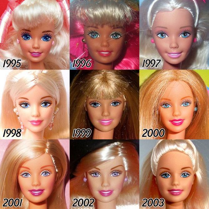 barbie evolutsioon 5